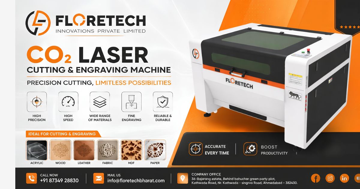 CO2 Laser Cutter for Acrylic – Floretech Innovations